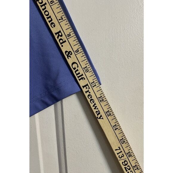 Peter Millar Summer Comfort Men’s Size L Blue Golf Polo Shirt PGA Tour Logo - Picture 7 of 11